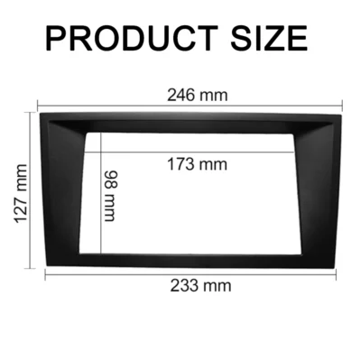 For FORD Mondeo 2002-2006 Double 2 Din Fascia CD Facia Stereo Player Panel Dash Mount Install Trim Kit Refit Frame Bezel