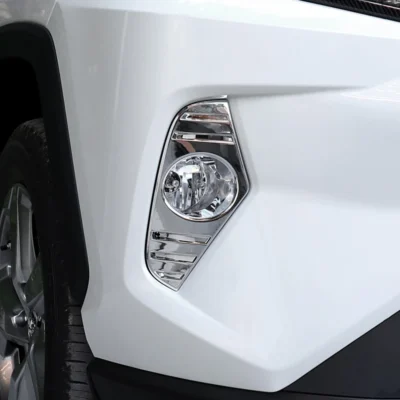 For Toyota RAV4 2019 2020 2021 2022 2023 RAV 4 XA50 Hybrid Car Front Fog Lamp Trim Cover Exterior Accessories