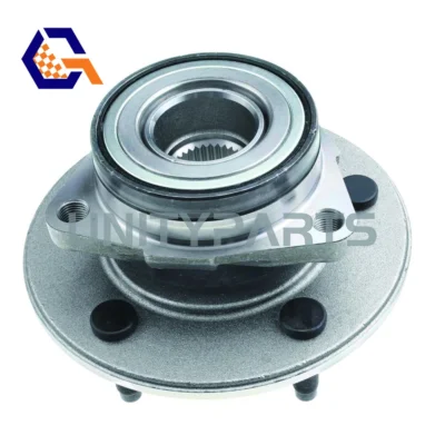 Front LH & RH Wheel Bearing & Hub Assembly For 2000 2001 Dodge Truck Ram 1500 Pickup 4X4 4Wd – No ABS 515038 52009863AA