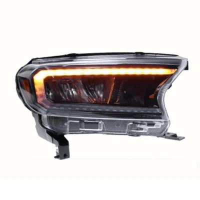 Front Lamp LED Headlight Assembly Daytime Running Lights Modified Ranger Streamer Turn Signal For Ford Road Shaker 2016-2019