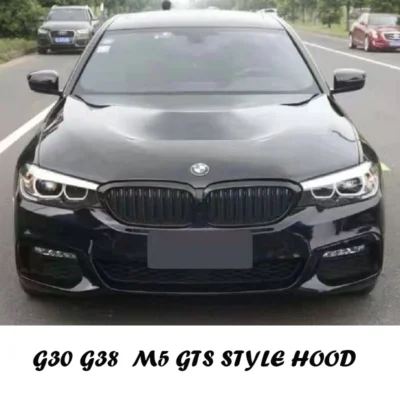 GTS Style G30 G38 F90 M5 Carbon Fiber Hood For BMW 5 Series 2016-2023