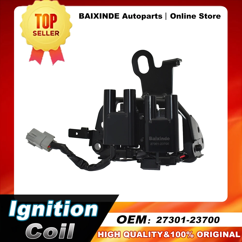 OEM-27301-23700-Ignition-Coil-For-Hyundai-Elantra-Tiburon-Tuscon-L4-2-0L-Kia-Spectra-2004