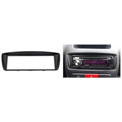 Single 1 Din Radio Fascia for Citroen C1 Toyota Aygo Peugeot 107 DVD Stereo Panel Dash Mount Installation Trim Kit Frame Plate