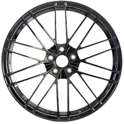 Wheel Car Rim Aluminum Alloy New Design 5 Holes PCD 5*112 20 Inch 17-24 Inch 4 Pcs Bright Black Full Coating 2 Years 66.45mm Btb