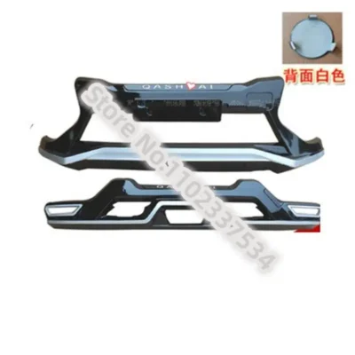 for Nissan Qashqai j11 2016-2021 ABS Chrome Front Rear bumper cover trim Protective bumper Car styling